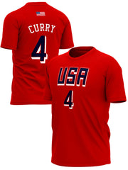 Košarkaška Reprezentacija SAD CURRY Majice KR-SAD-MJ004 - FANS STORE -
