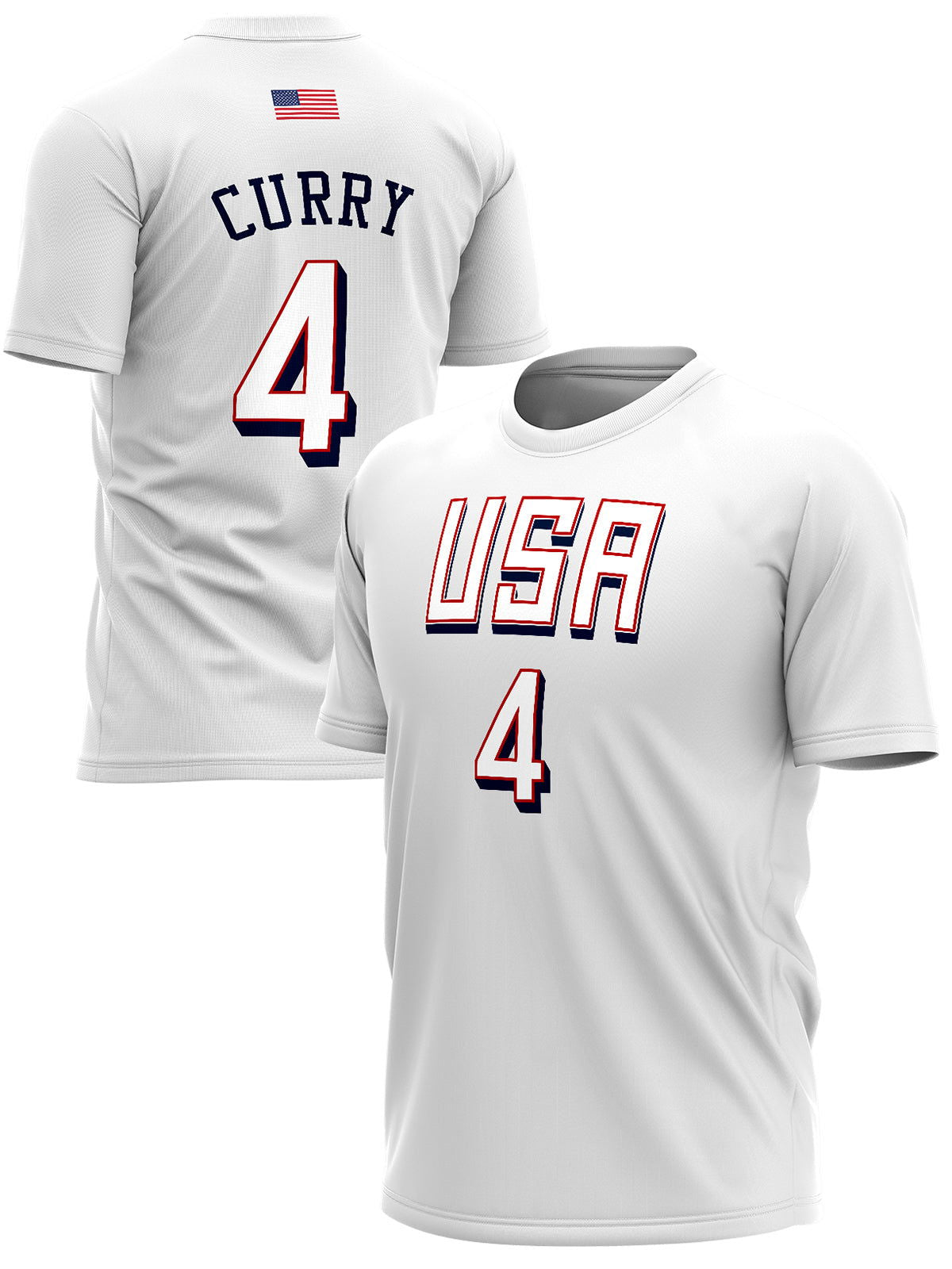 Košarkaška Reprezentacija SAD CURRY Majice KR-SAD-MJ004 - FANS STORE -