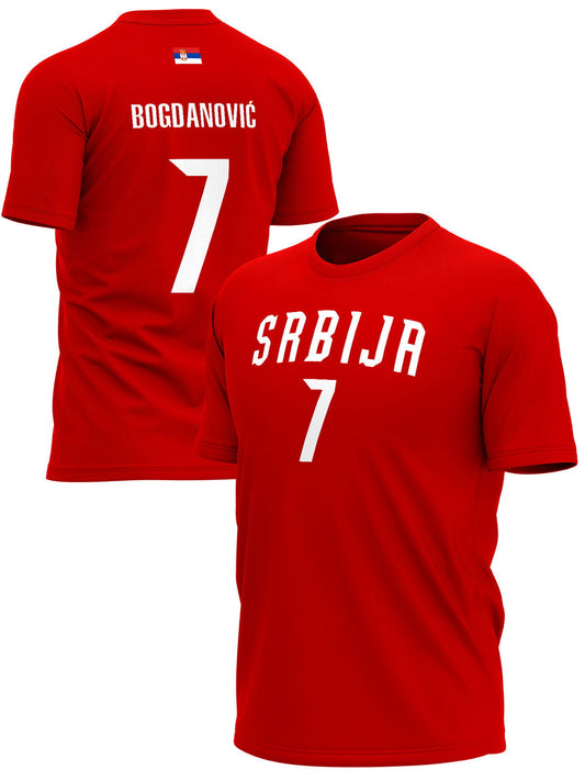 Košarkaška Reprezentacija Srbija Bogdan Bogdanović Majice KR-S-MJ002 - FANS STORE -