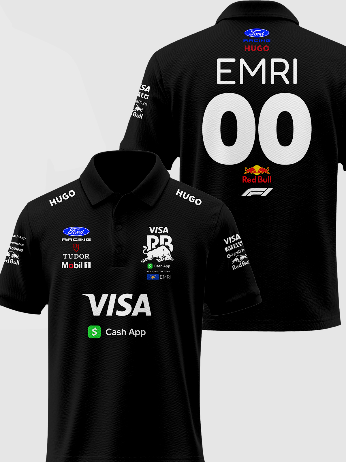 Maicë Polo Racing Bulls e Personalizuar RB-PM-003