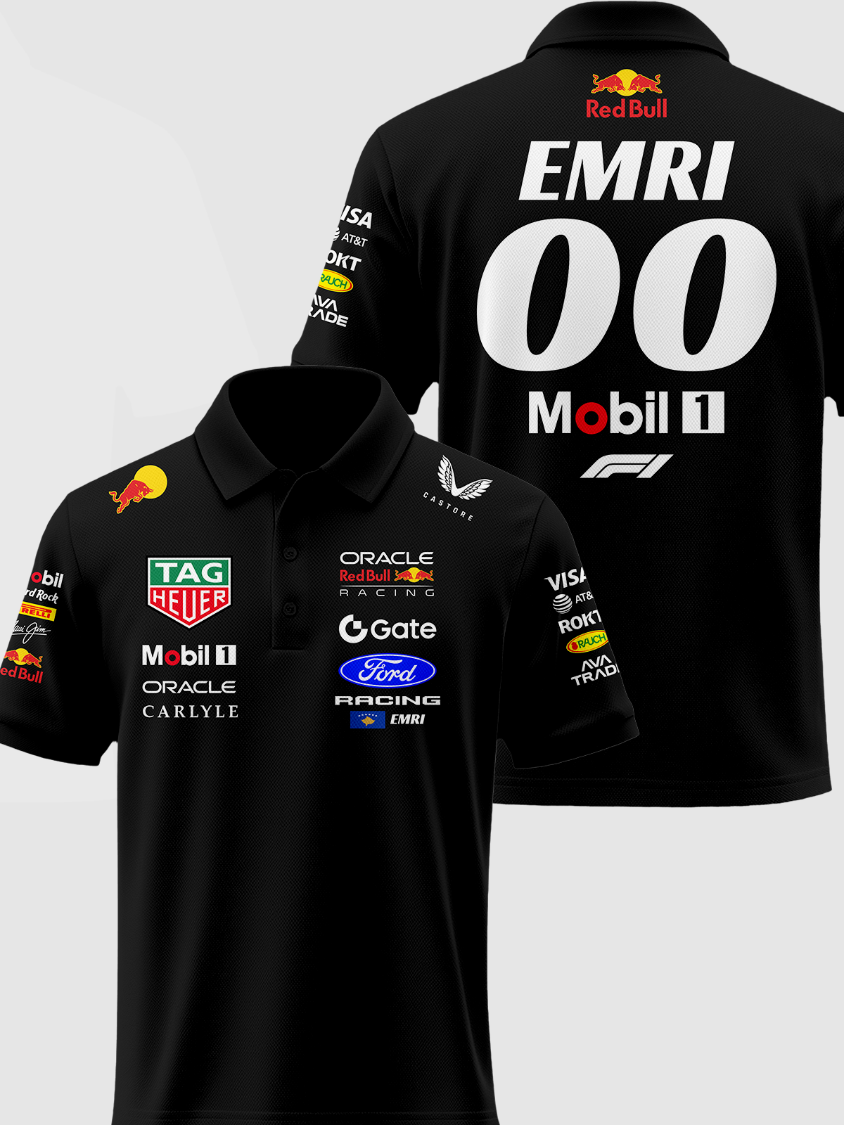 Maicë Polo Red Bull Racing e Personalizuar RB-PM-004